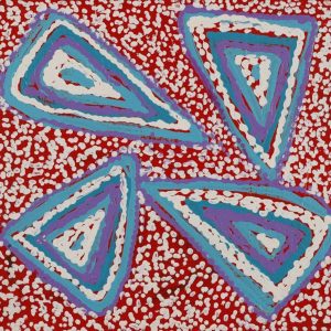 Ngapa Jukurrpa (Water Dreaming)  - Mikanji by Juliette Nampijinpa Brown