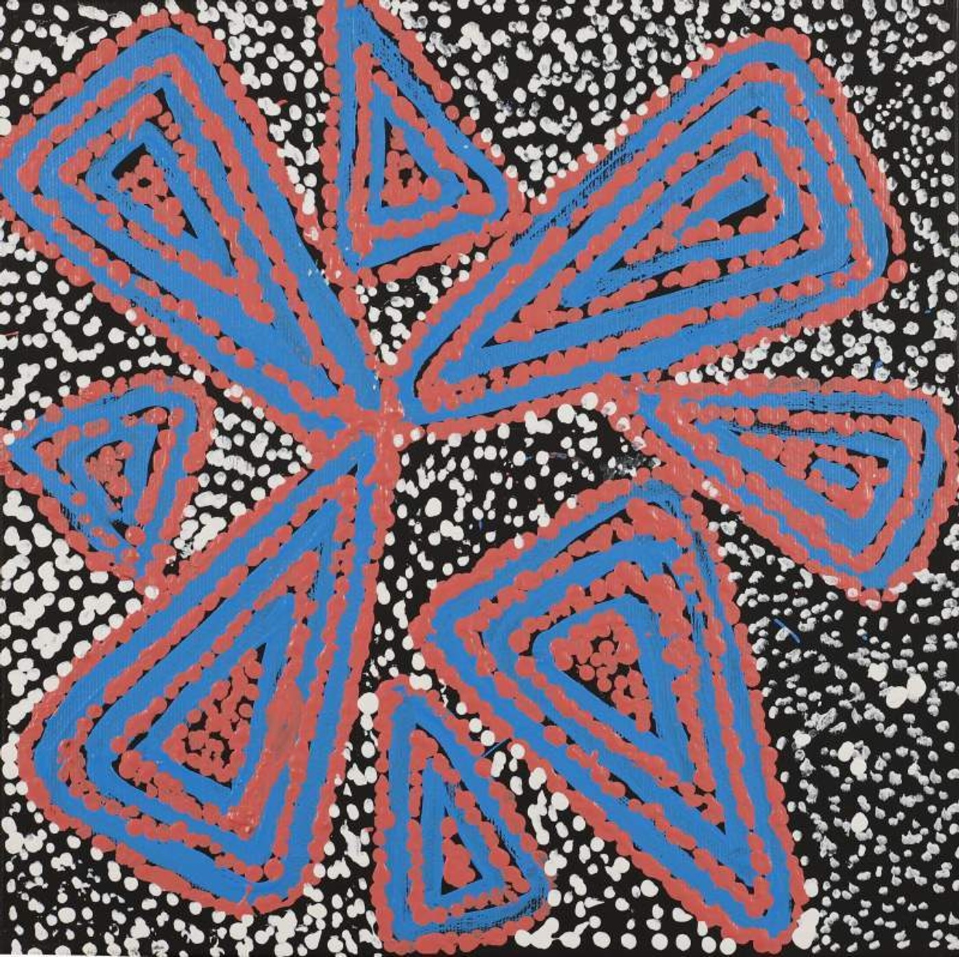 Ngapa Jukurrpa (Water Dreaming) - Mikanji by Juliette Nampijinpa Brown