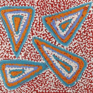 Ngapa Jukurrpa (Water Dreaming)  - Mikanji by Juliette Nampijinpa Brown