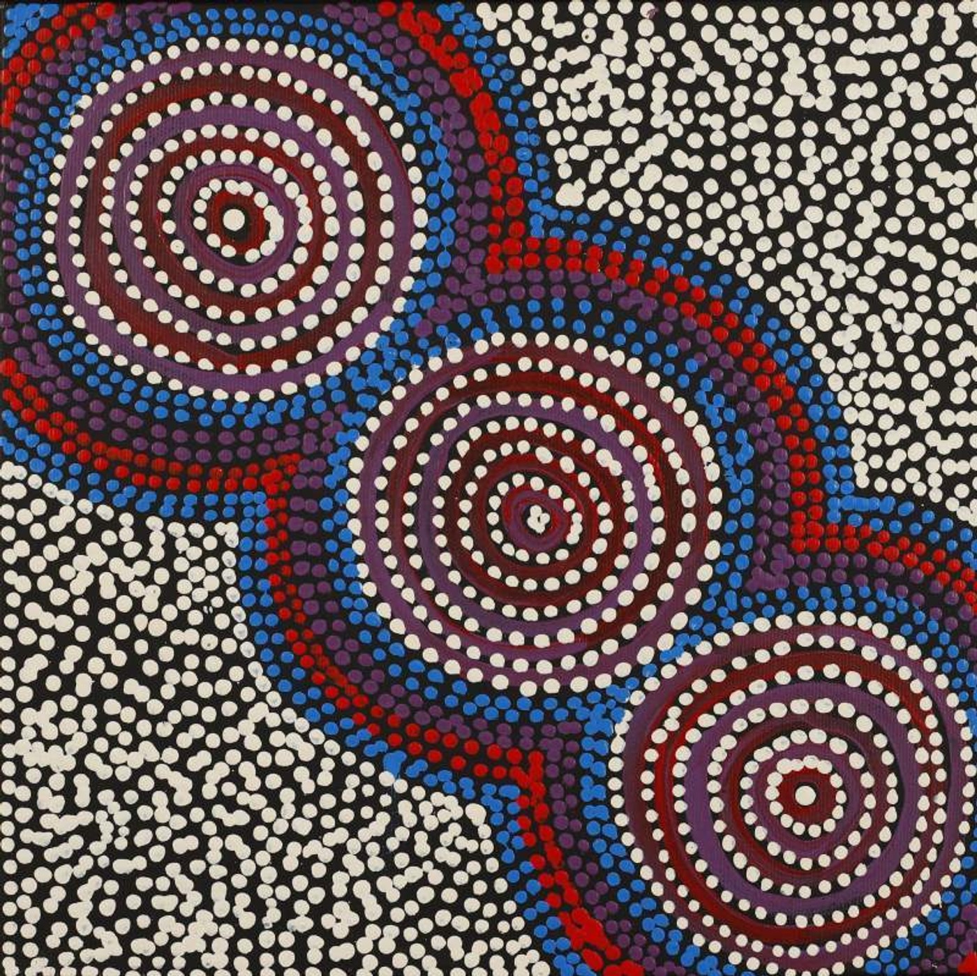 Nguru Yurntumu-wana (Country around Yuendumu) by Diona Nakamarra Williams