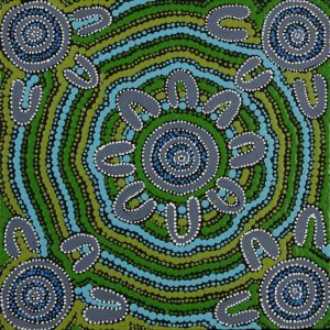 Nguru Yurntumu-wana (Country around Yuendumu) by Patricia Robinson