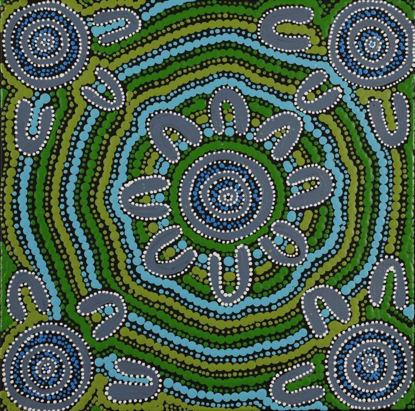 Nguru Yurntumu-wana (Country around Yuendumu) by Patricia Robinson
