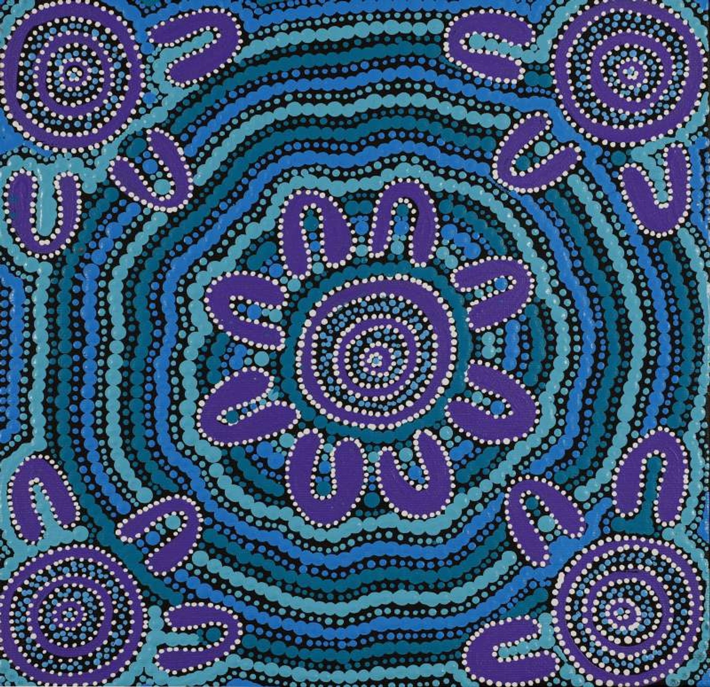 Nguru Yurntumu-wana (Country around Yuendumu) by Patricia Robinson