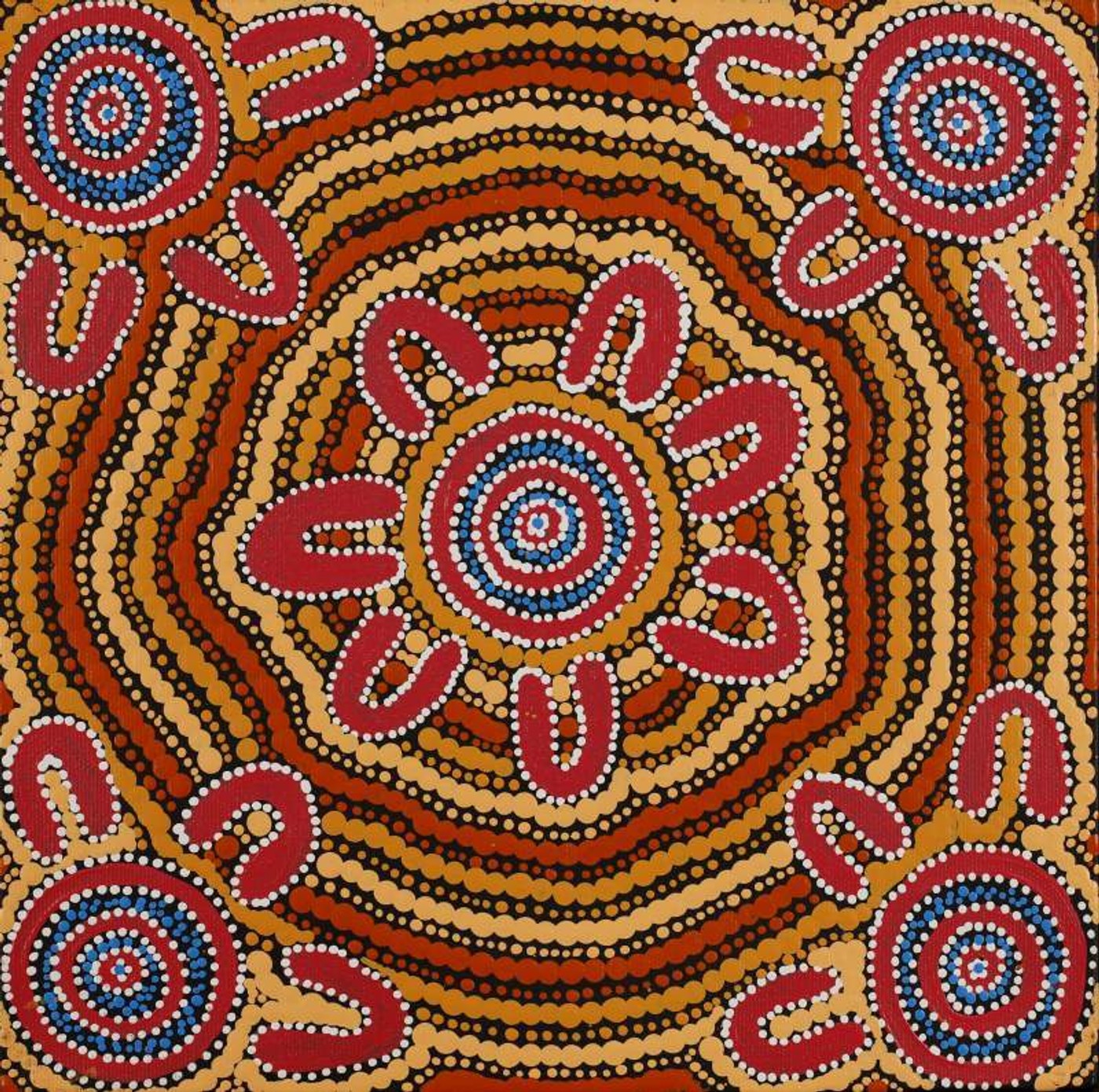 Nguru Yurntumu-wana (Country around Yuendumu) by Patricia Robinson