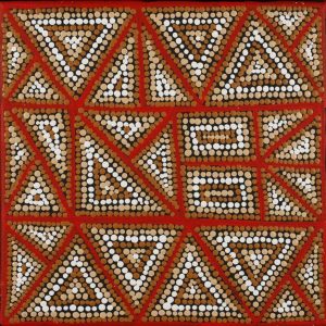 Yawakiyi Jukurrpa (Native Currant Dreaming) by Geraldine Napurrurla Wilson