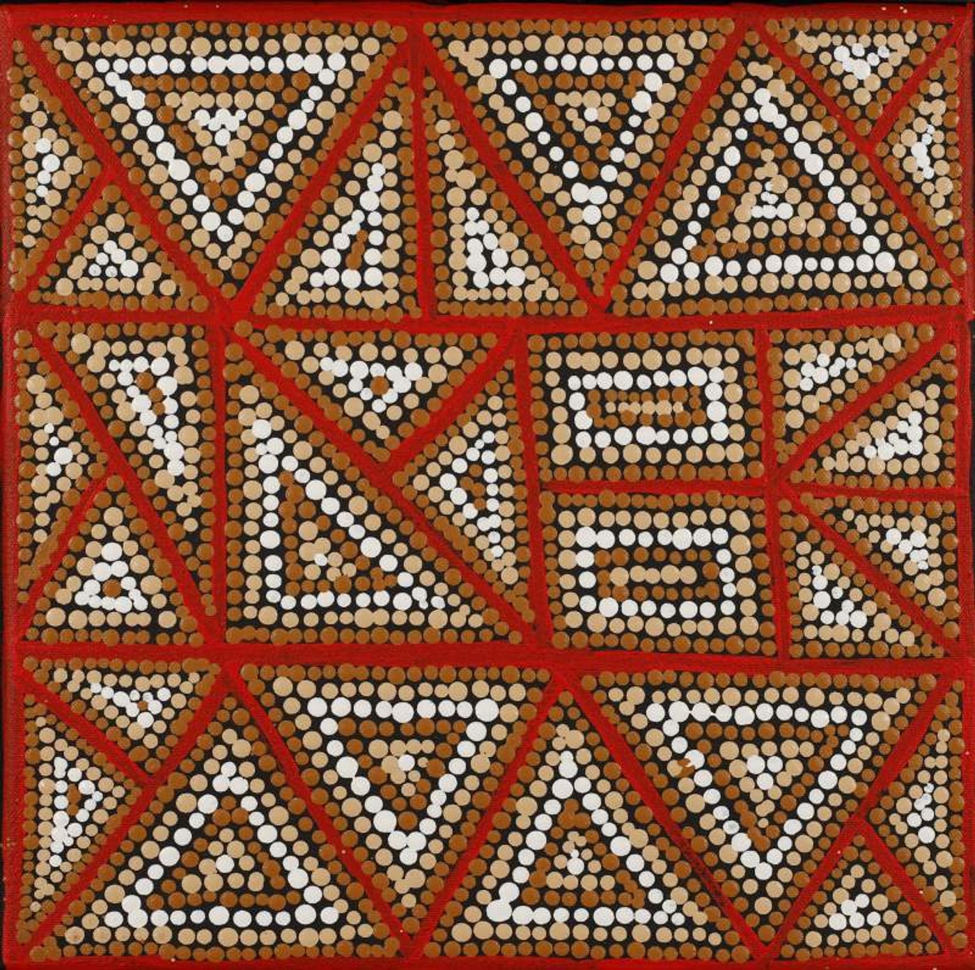 Yawakiyi Jukurrpa (Native Currant Dreaming) by Geraldine Napurrurla Wilson