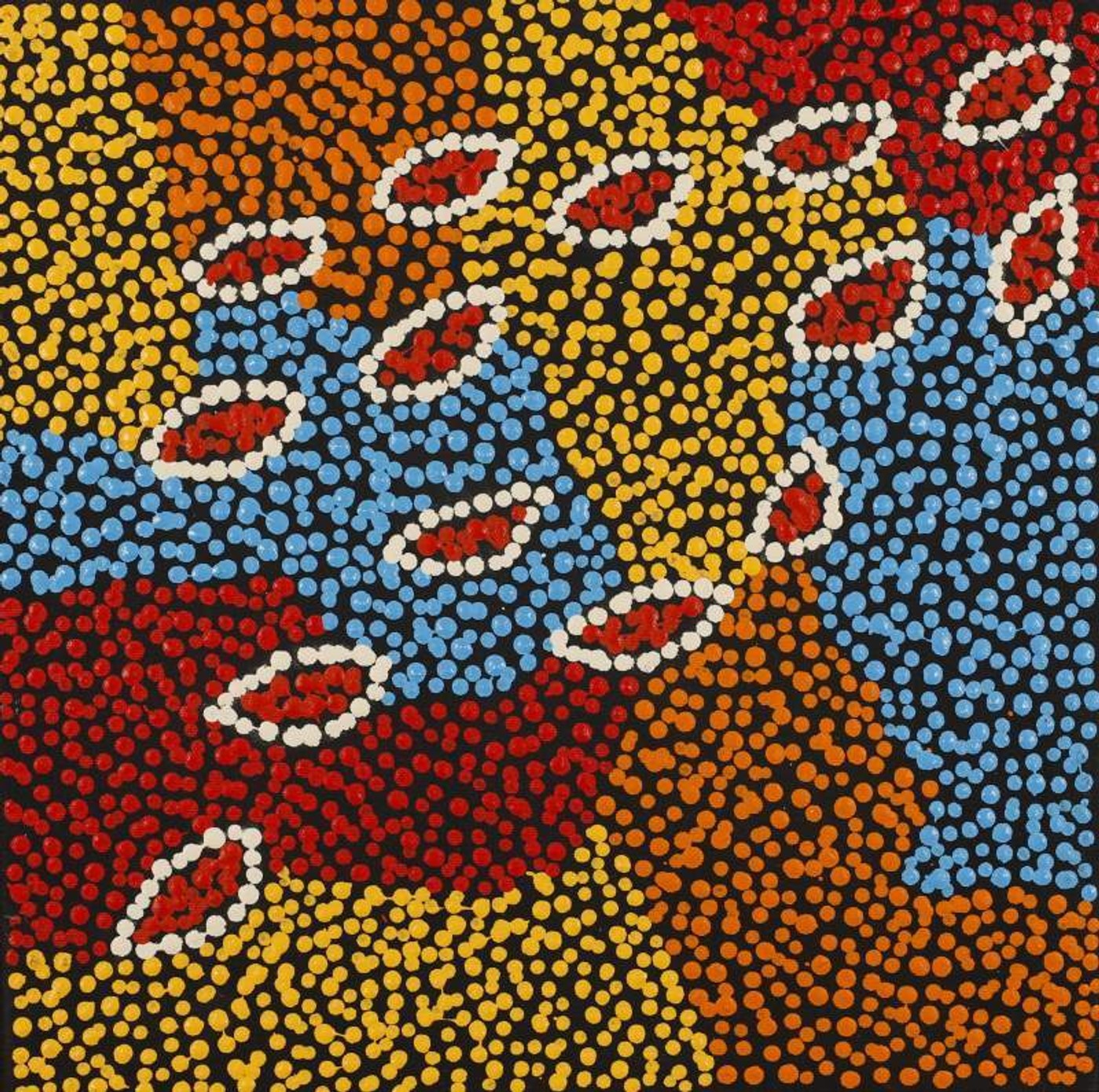 Yuparli Jukurrpa (Bush Banana Dreaming) by Marita Napanangka Marshall