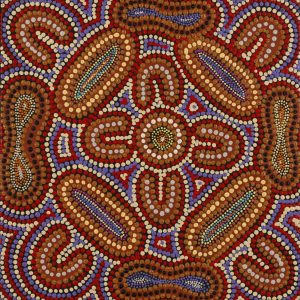 Ngurlu Jukurrpa (Native Seed Dreaming) by Dorothy Napurrurla Dickson