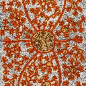 Watiya-warnu Jukurrpa (Seed Dreaming) by Tanya Nungarrayi Collins