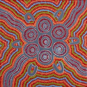 Nguru Yurntumu-wana (Country around Yuendumu) by Patricia Robinson