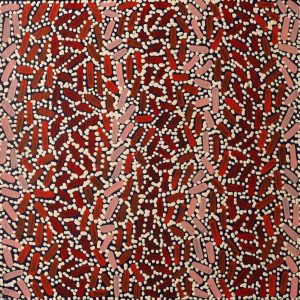 Warlukurlangu Jukurrpa (Fire country Dreaming) by Nathania Nangala Granites