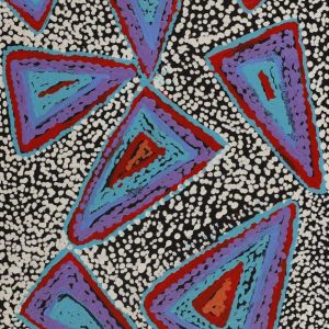 Ngapa Jukurrpa (Water Dreaming)  - Mikanji by Juliette Nampijinpa Brown