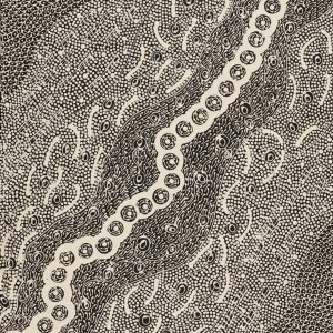 Pikilyi Jukurrpa (Vaughan Springs Dreaming) by Mary Napangardi Butcher