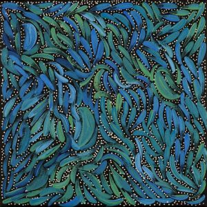 Purrpalanji (Skinny Bush Banana) Jukurrpa by Nola Napangardi Fisher