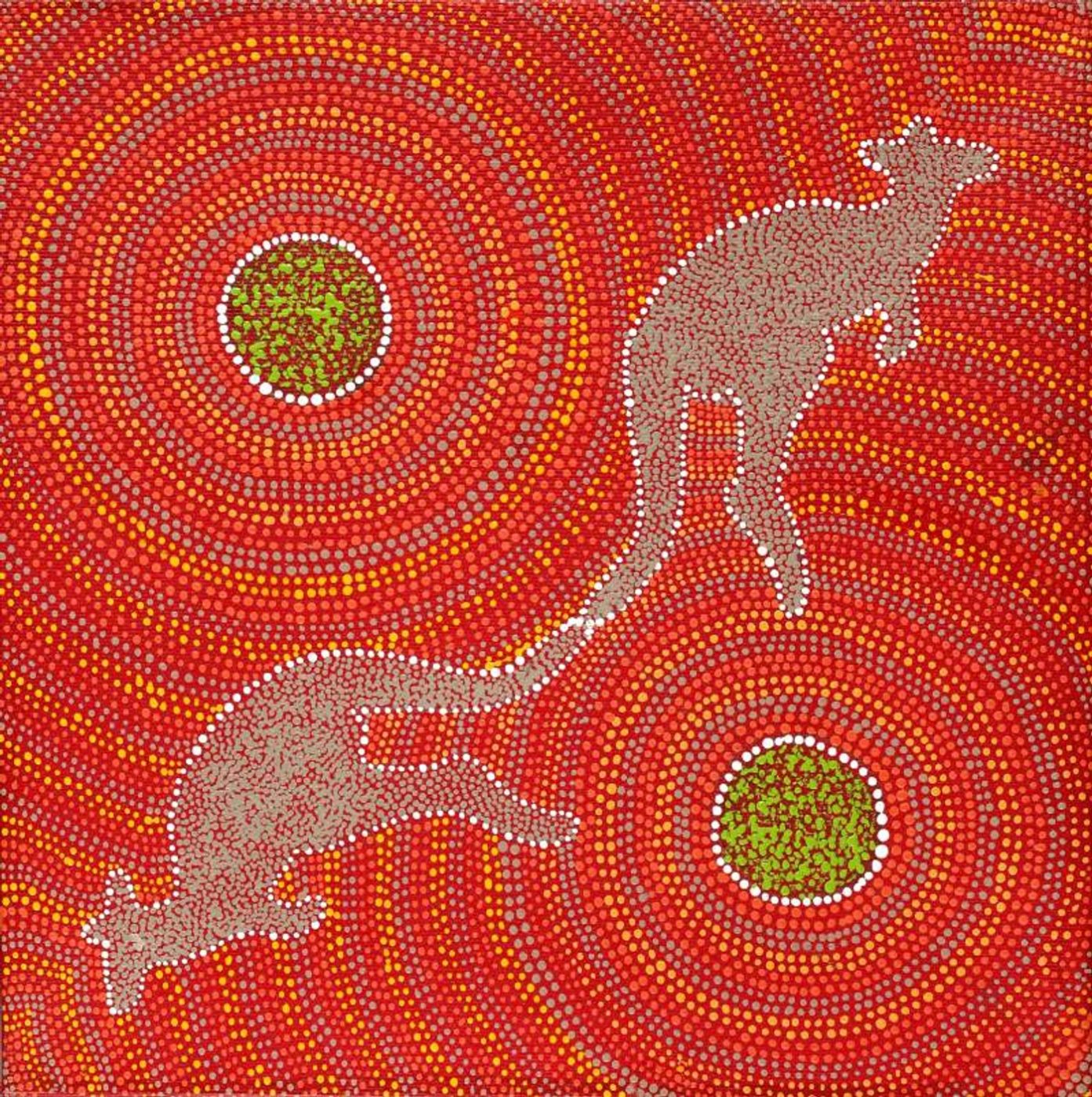 Nguru Yurntumu-wana (Country around Yuendumu) by Wendy Napaljarri Kitson