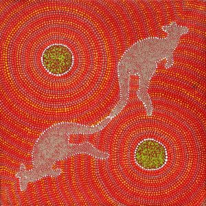 Nguru Yurntumu-wana (Country around Yuendumu) by Wendy Napaljarri Kitson