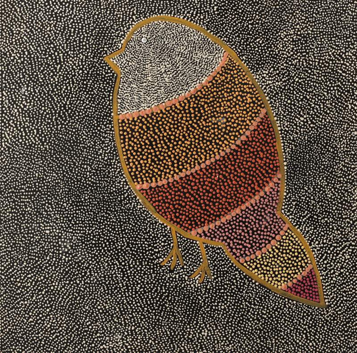 Ngalyipi Jukurrpa (Snakevine Dreaming) - Mina Mina by Geraldine Napangardi Granites