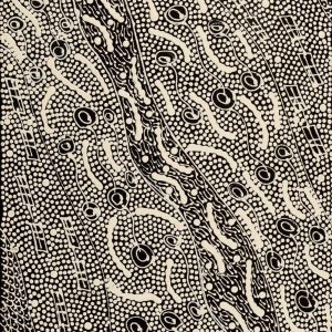 Pikilyi Jukurrpa (Vaughan Springs Dreaming) by Mary Napangardi Butcher
