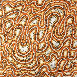 Mina Mina Jukurrpa (Mina Mina Dreaming) by Valda Napangardi Granites