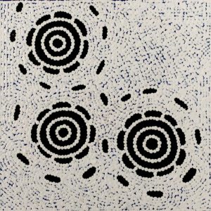 Pamapardu Jukurrpa (Flying Ant Dreaming) - Warntungurru by Kara Napangardi Ross