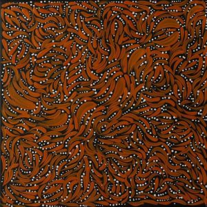 Purrpalanji (Skinny Bush Banana) Jukurrpa by Nola Napangardi Fisher
