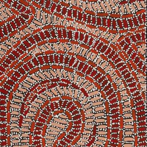 Warlukurlangu Jukurrpa (Fire country Dreaming) by Nathania Nangala Granites