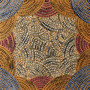 Ngalyipi Jukurrpa (Snakevine Dreaming) - Mina Mina by Geraldine Napangardi Granites