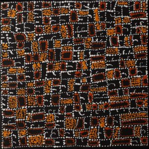 Ngapa Jukurrpa (Water Dreaming)  -  Pirlinyarnu by Sabrina Nangala Robertson