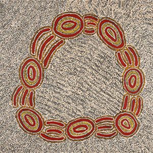 Warna Jukurrpa (Snake Dreaming) by Leston Japaljarri Spencer