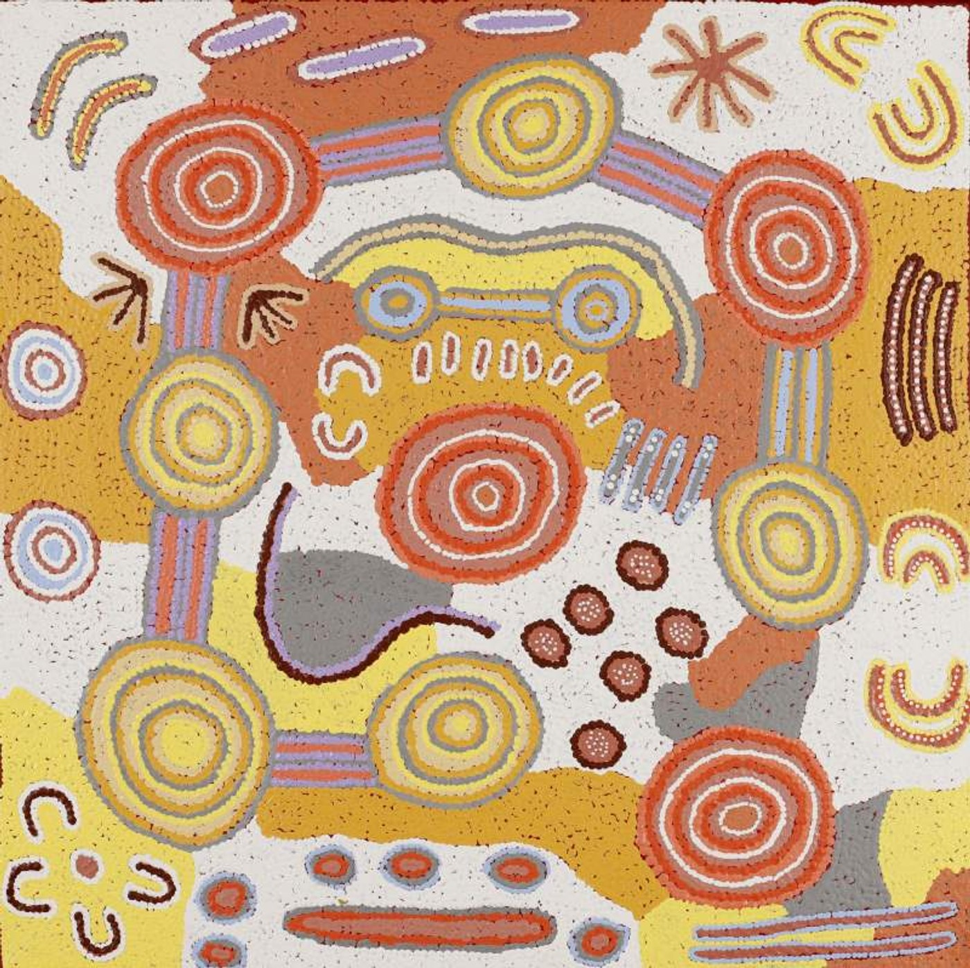 Yurrampi Jukurrpa (Honey Ant Dreaming) by Colin Jakamarra Gibson