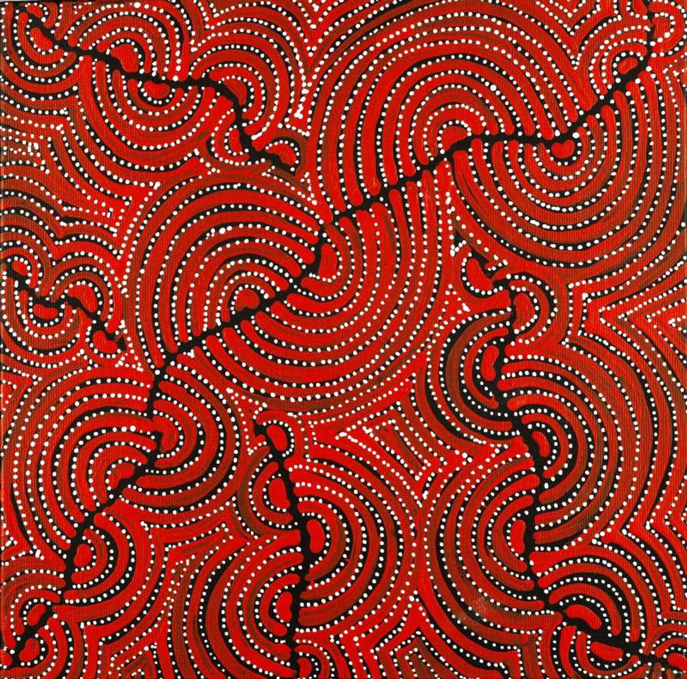 Mina Mina Jukurrpa (Mina Mina Dreaming) by Christine Nakamarra Curtis