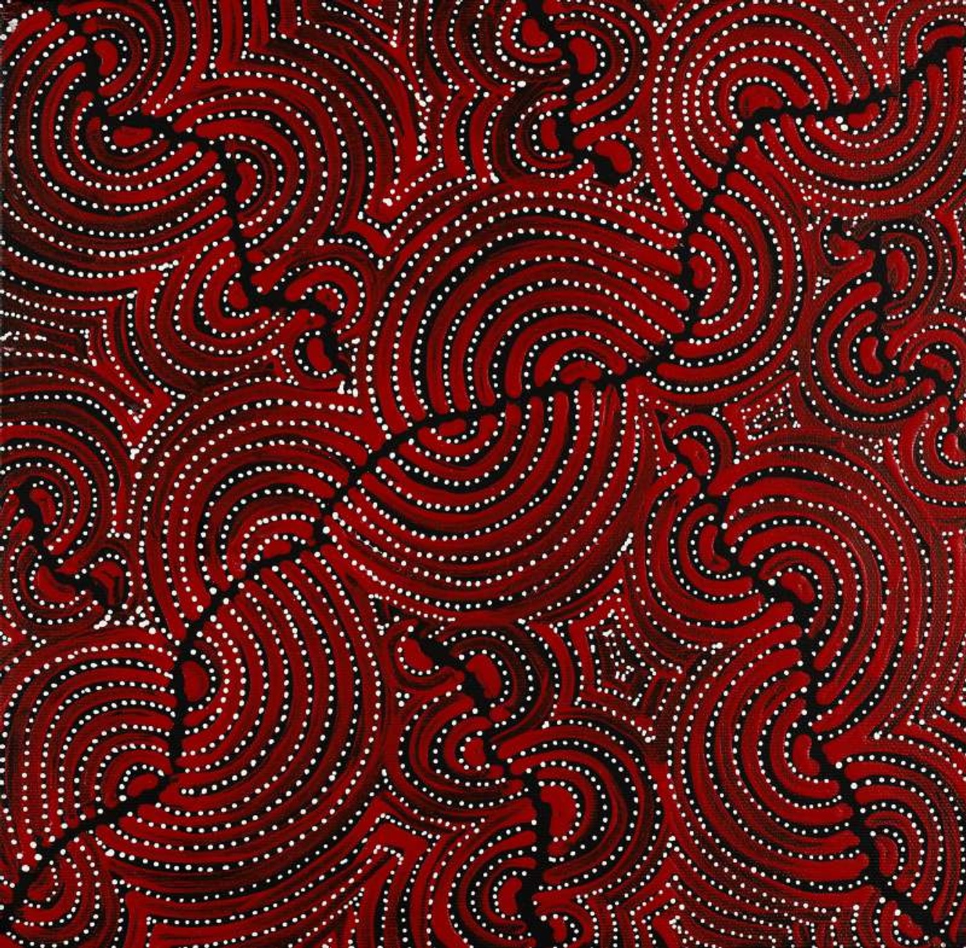 Mina Mina Jukurrpa (Mina Mina Dreaming) by Christine Nakamarra Curtis