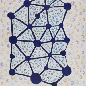 Ngapa Jukurrpa (Water Dreaming)  -  Puyurru by Bess Napanangka Poulson