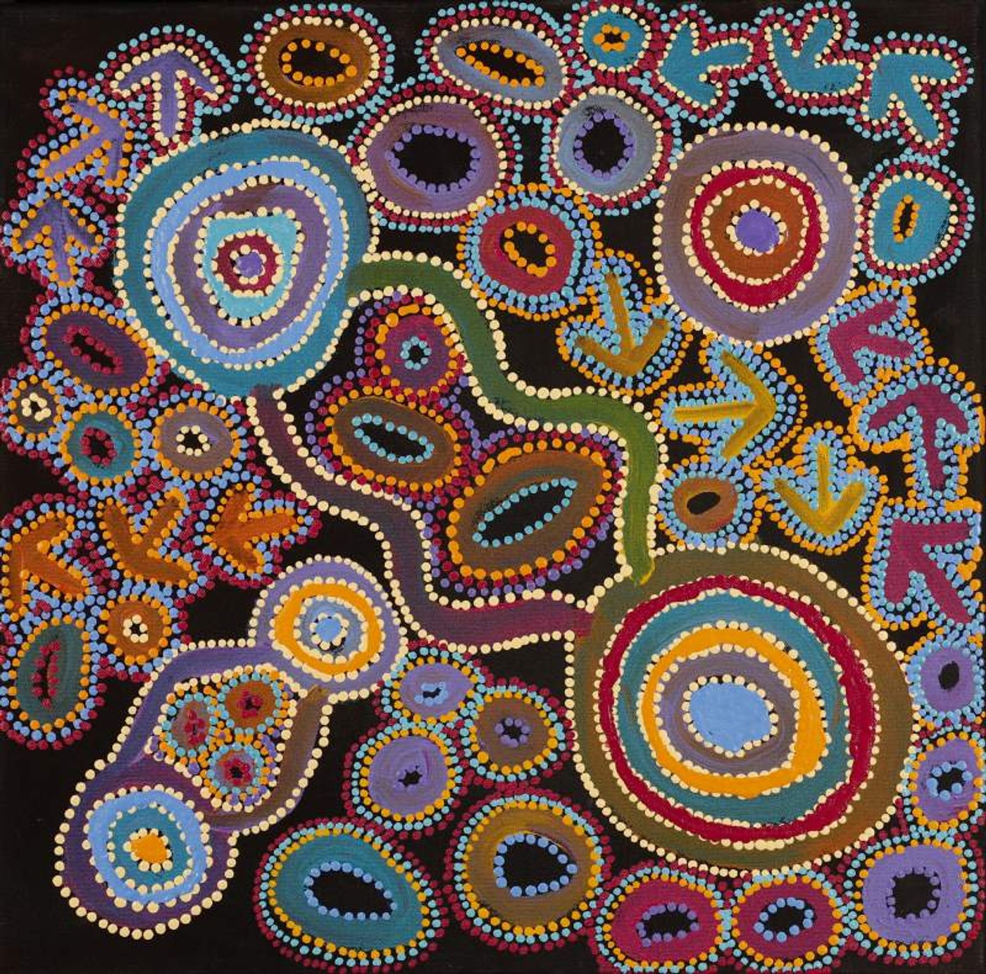 Yankirri Jukurrpa (Emu Dreaming) - Ngarlikirlangu by Lee Nangala Gallagher
