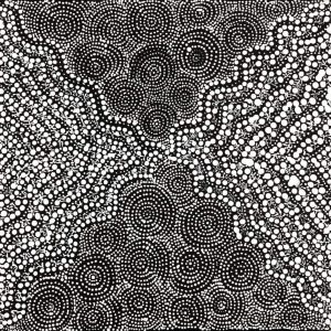 Pikilyi Jukurrpa (Vaughan Springs Dreaming) by Renelle Napanangka McCormack