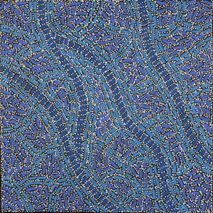Warlukurlangu Jukurrpa (Fire country Dreaming) by Nathania Nangala Granites