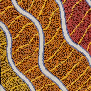 Warna Jukurrpa (Snake Dreaming) by Danilda Nakamarra White