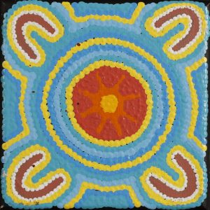 Watiya-warnu Jukurrpa (Seed Dreaming) by Warlukurlangu Artists