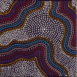 Pamapardu Jukurrpa (Flying Ant Dreaming)  - Warntungurru by Warlukurlangu Artists